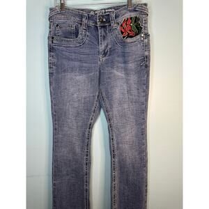 NINTH HALL AMBUSH Jeans Men's Eagle Snake Embroidered straight leg VTG Y2K 32/34